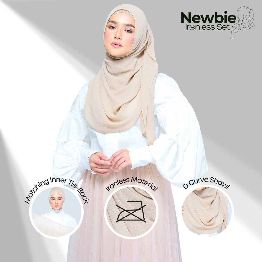Newbie Ironless Set in Nude
