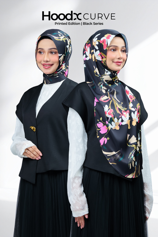 HoodX Curve Printed in Onyx Blush