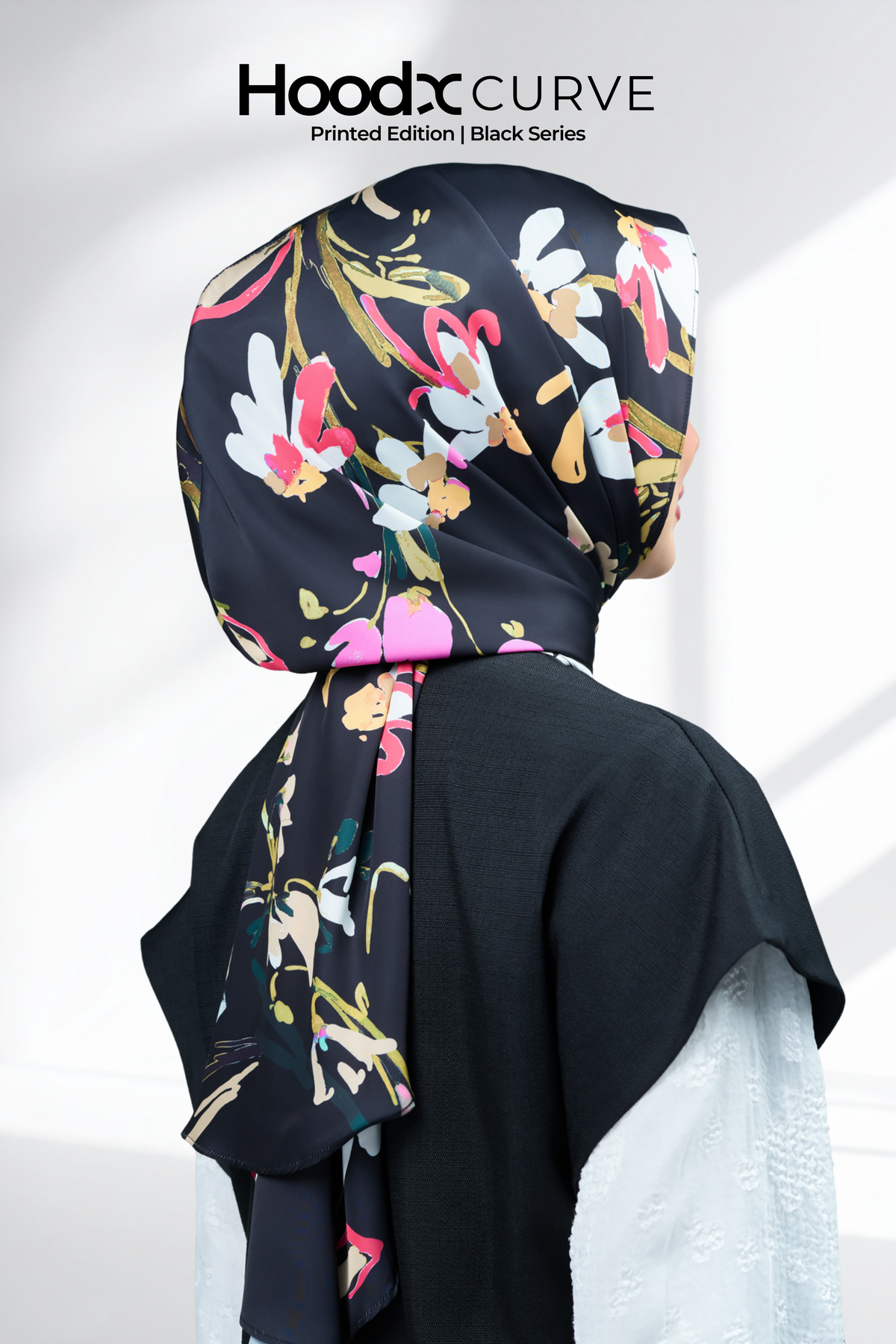 HoodX Curve Printed in Onyx Blush