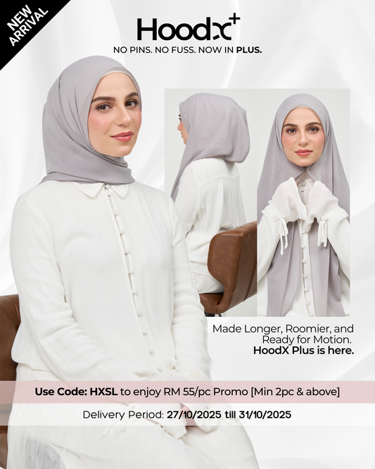 HoodX⁺Plus in Pewter