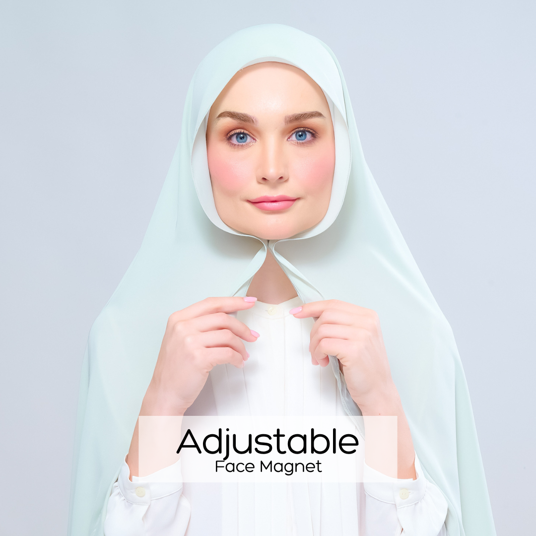 Instant Tag n' Go Shawl l Chiffon Silk 1.0 in Pistachio Green