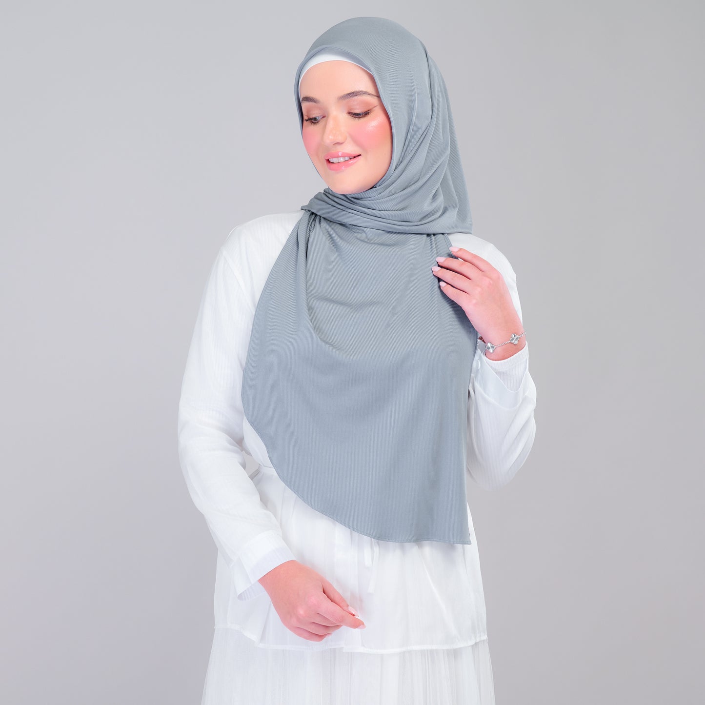 Instant Tag n' Go Butterfly | Ribbed Jersey in Denim Blue