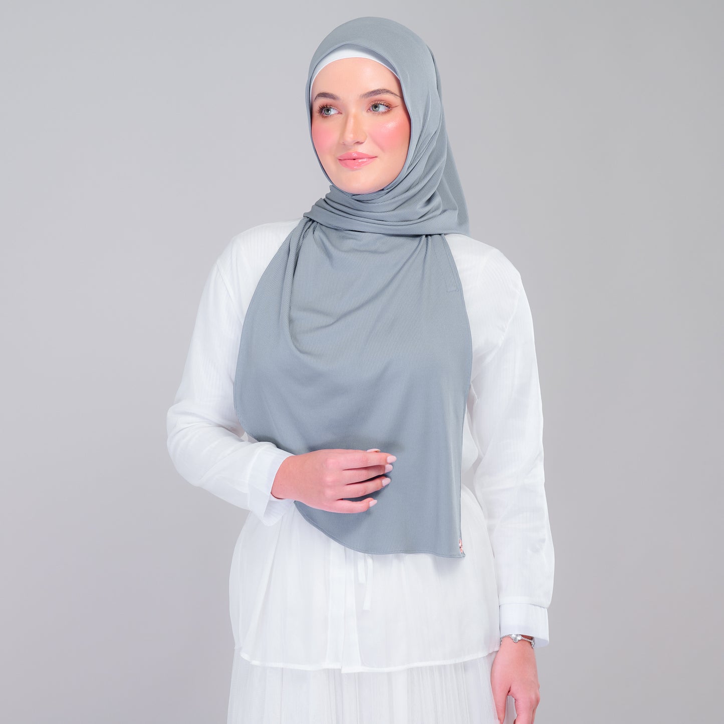 Instant Tag n' Go Butterfly | Ribbed Jersey in Denim Blue