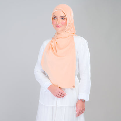 Instant Ribbed Tag & Go in Light Apricot
