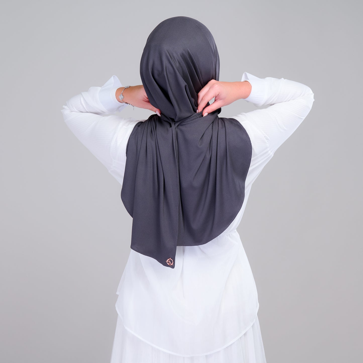 Instant Tag n' Go Butterfly | Ribbed Jersey in Metro Grey