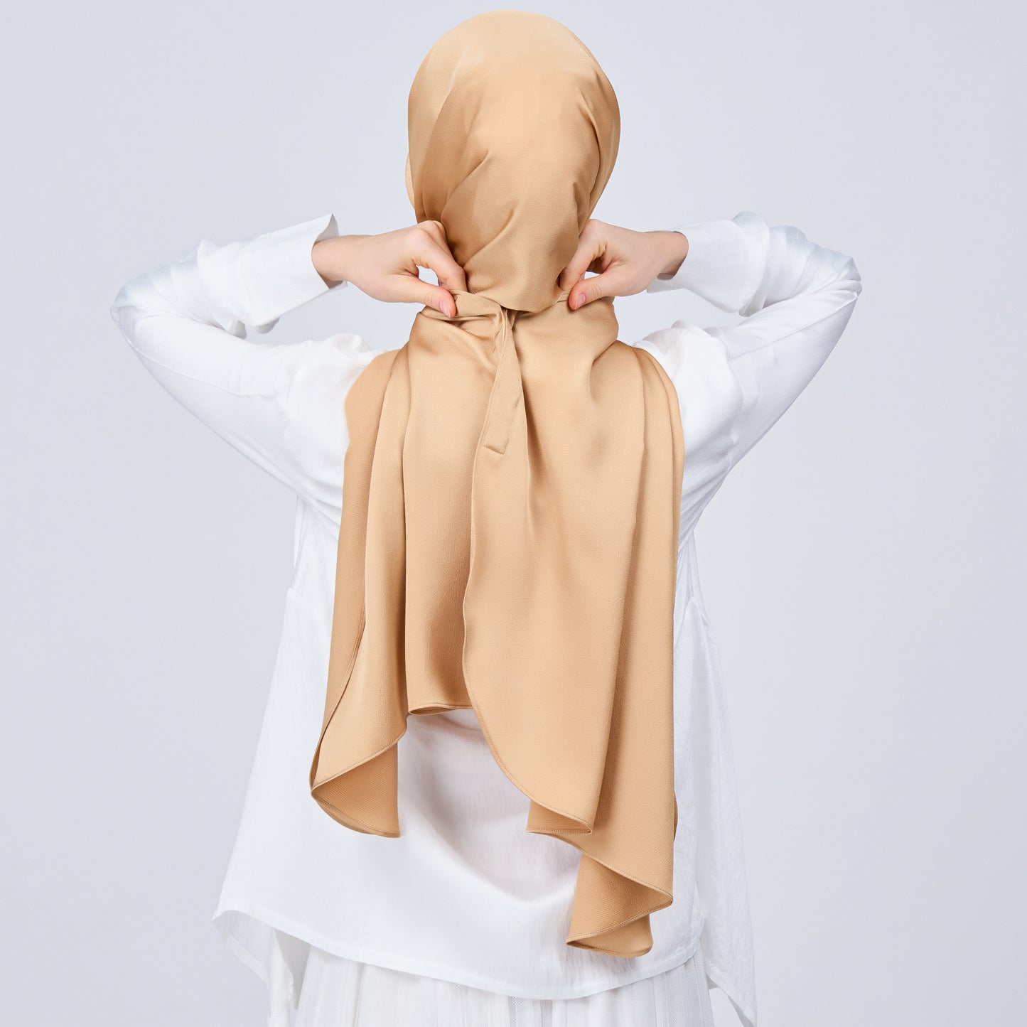Instant Tag n' Go Shawl | Satin Bulle in Gold