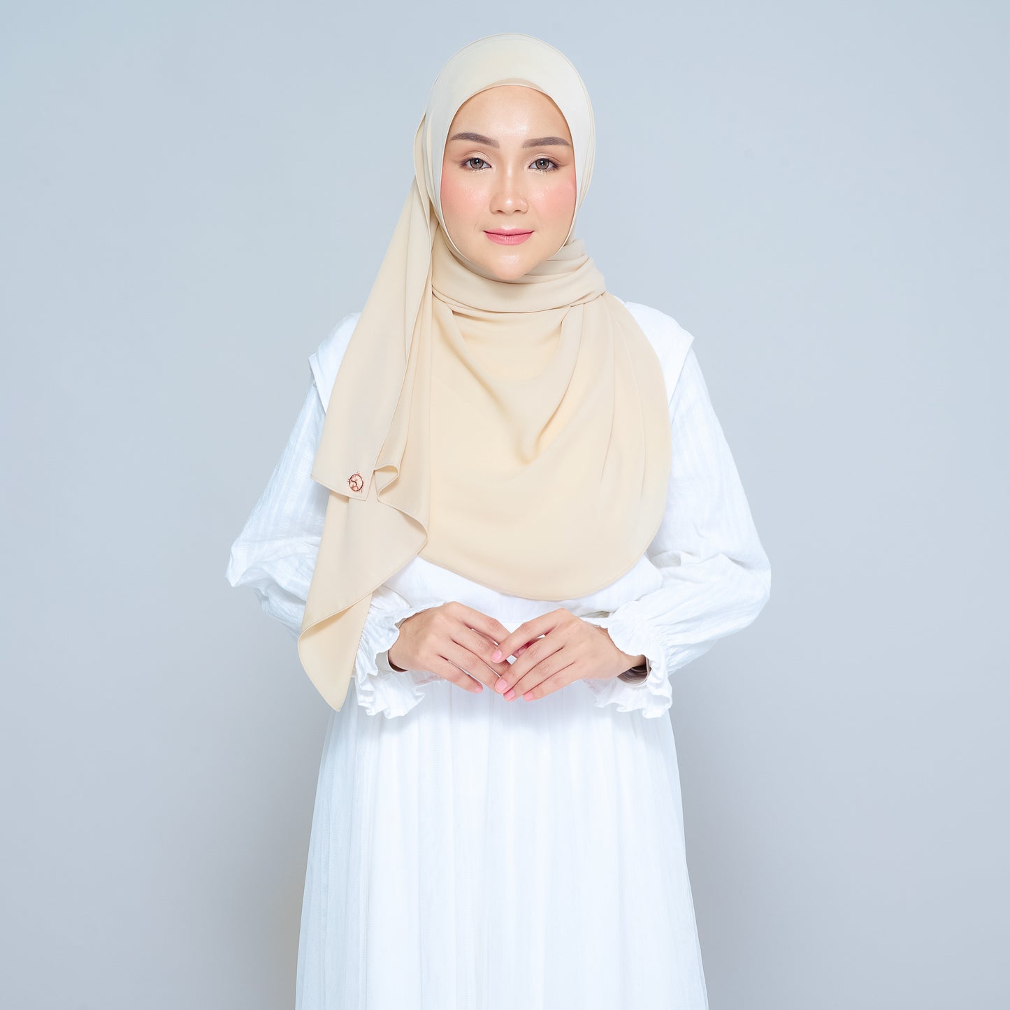 Semi-Instant Sarongje | Chiffon Silk in Blonde