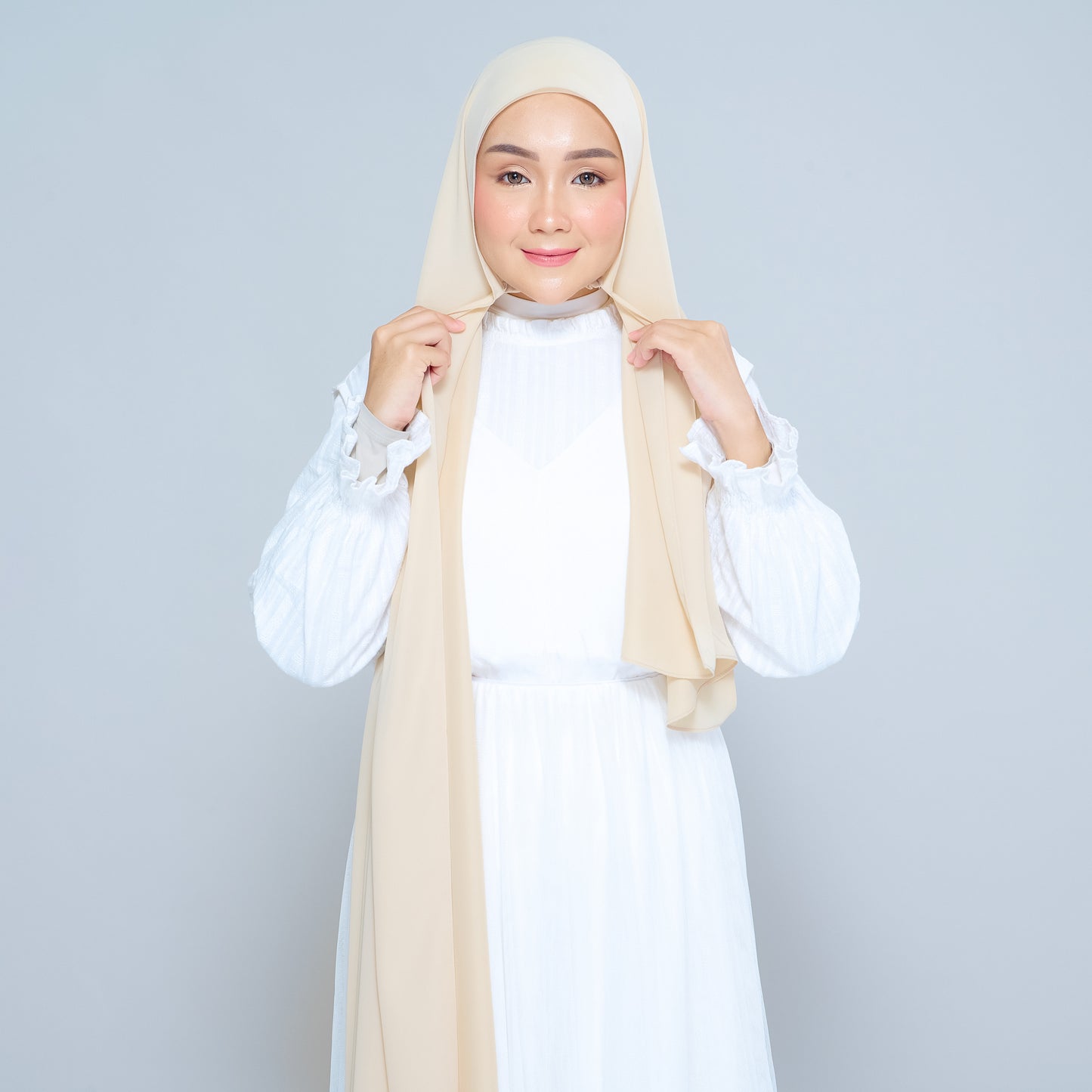 Semi-Instant Sarongje | Chiffon Silk in Blonde