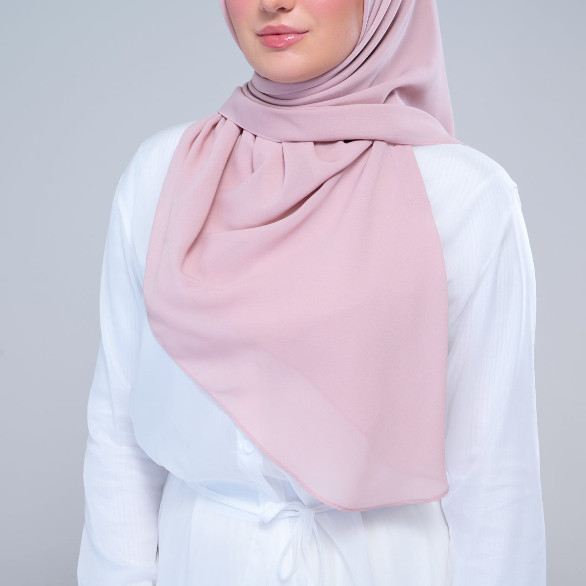 Instant Square Tag & Go l Cotton Voile in Nude Pink