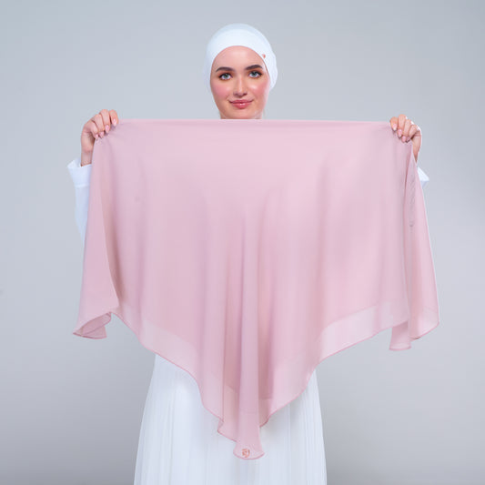 Instant Square Tag & Go l Cotton Voile in Nude Pink