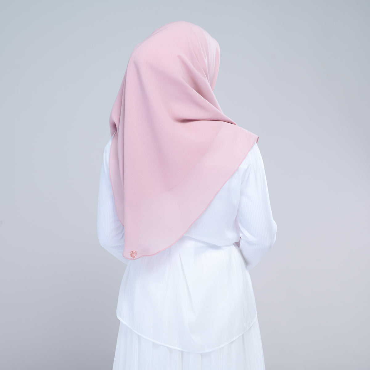 Instant Square Tag & Go l Cotton Voile in Nude Pink