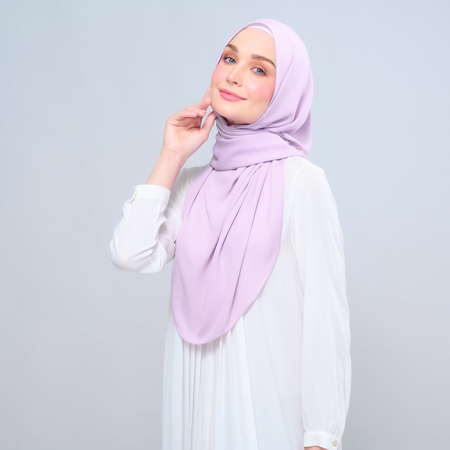 Instant Tag n' Go Shawl l Chiffon Silk 2.0 in Soft Orchid
