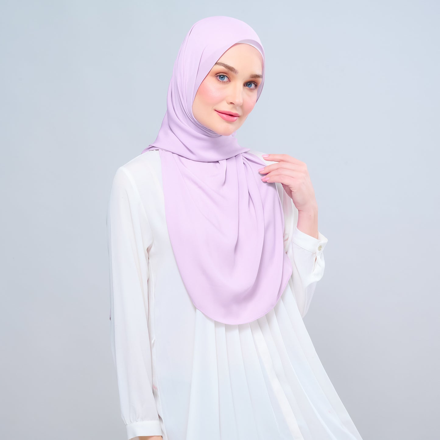 Instant Tag n' Go Shawl l Chiffon Silk 2.0 in Soft Orchid