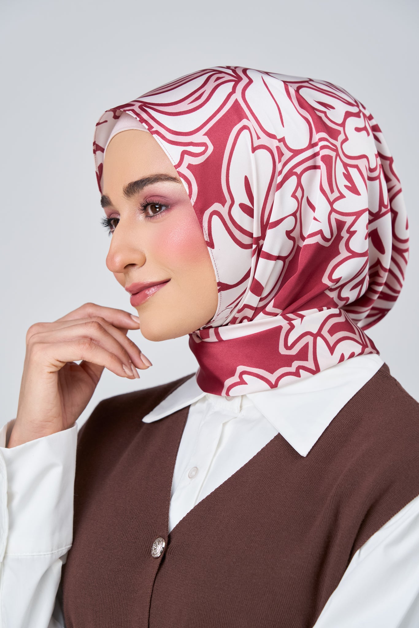 HoodX Printed Set in Scarlet