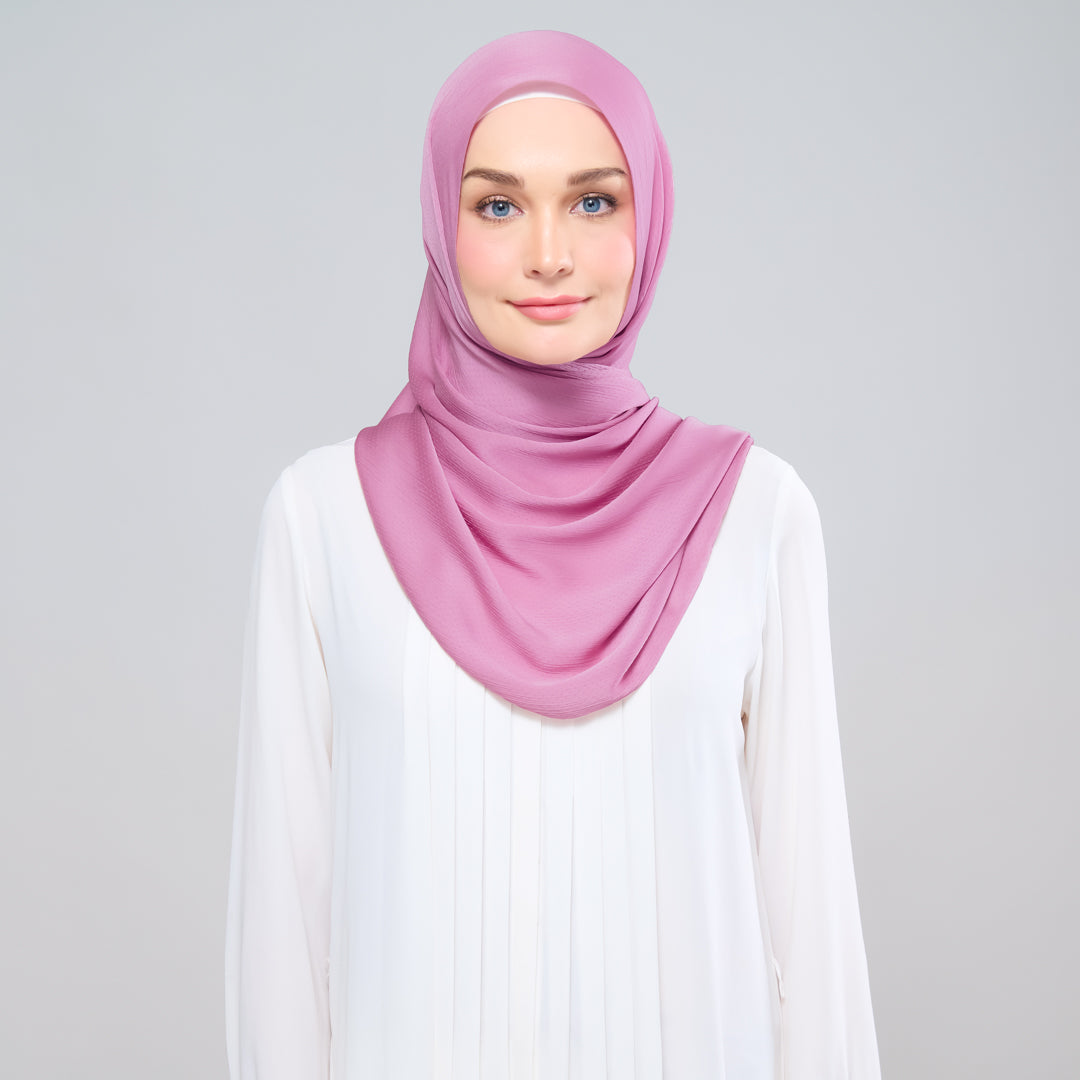 Scarlet Silk Shawl in Sweet Pink
