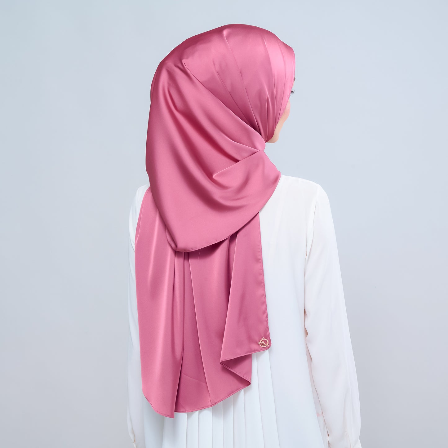 Instant Tag n' Go Shawl | Satin Silk in Sorbet
