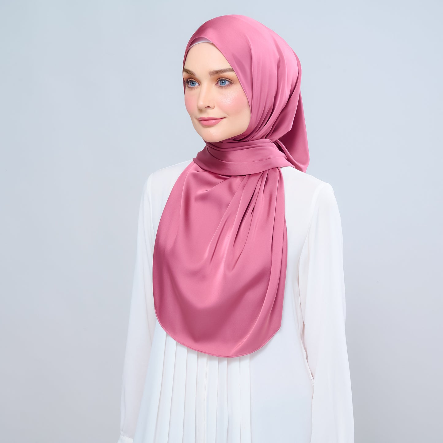 Instant Tag n' Go Shawl | Satin Silk in Sorbet