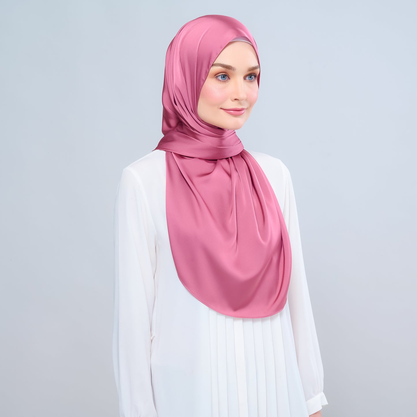 Instant Tag n' Go Shawl | Satin Silk in Sorbet