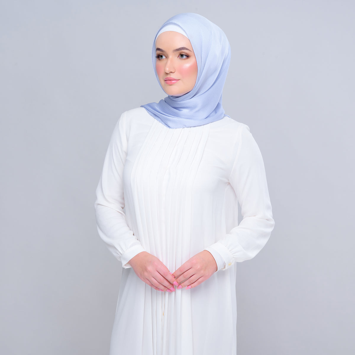 Instant Tag n' Go Butterfly | Textured Satin in Powder Blue