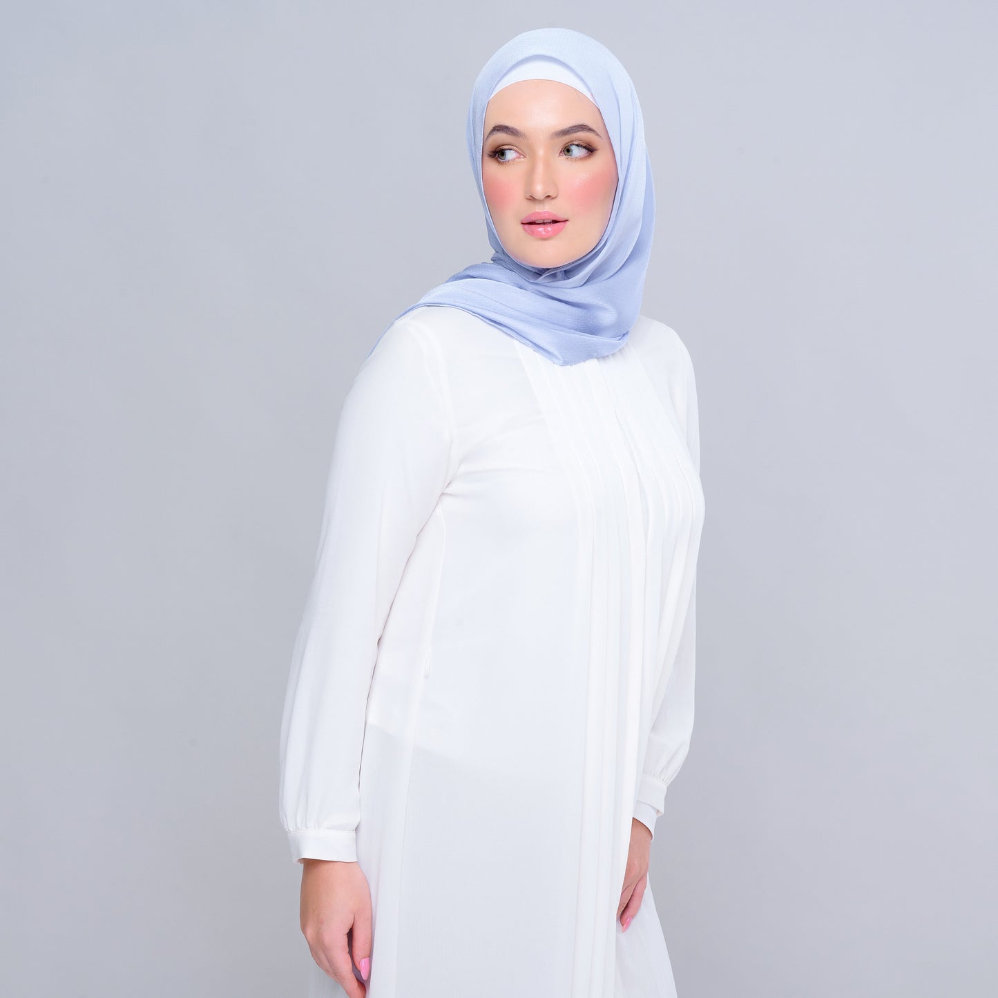 'New' Instant Tag & Go | Textured Satin in Powder Blue
