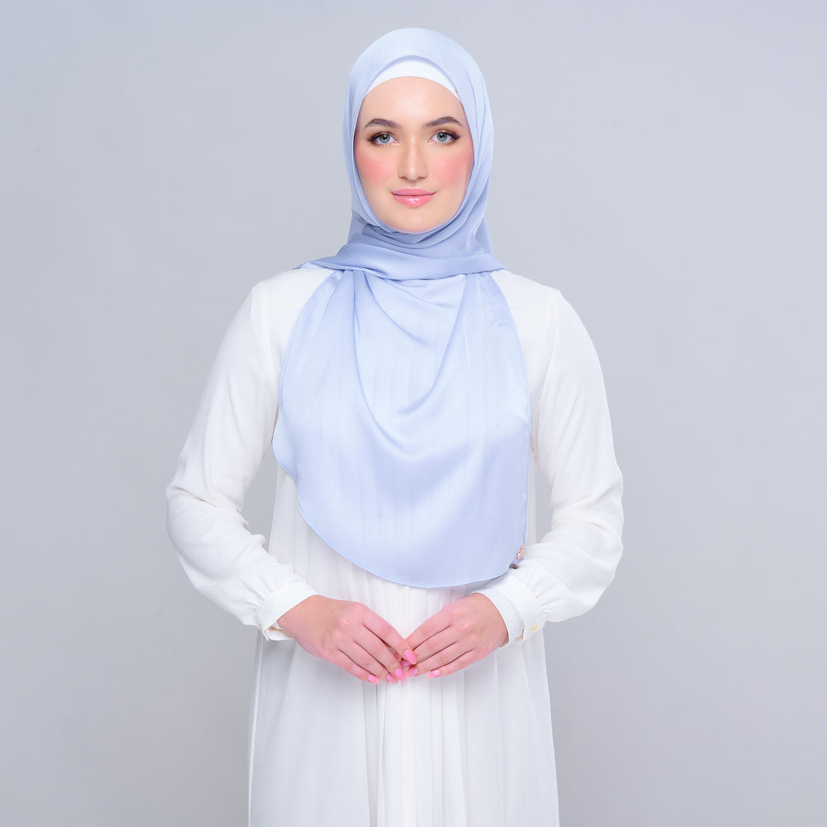 Instant Tag n' Go Butterfly | Textured Satin in Powder Blue