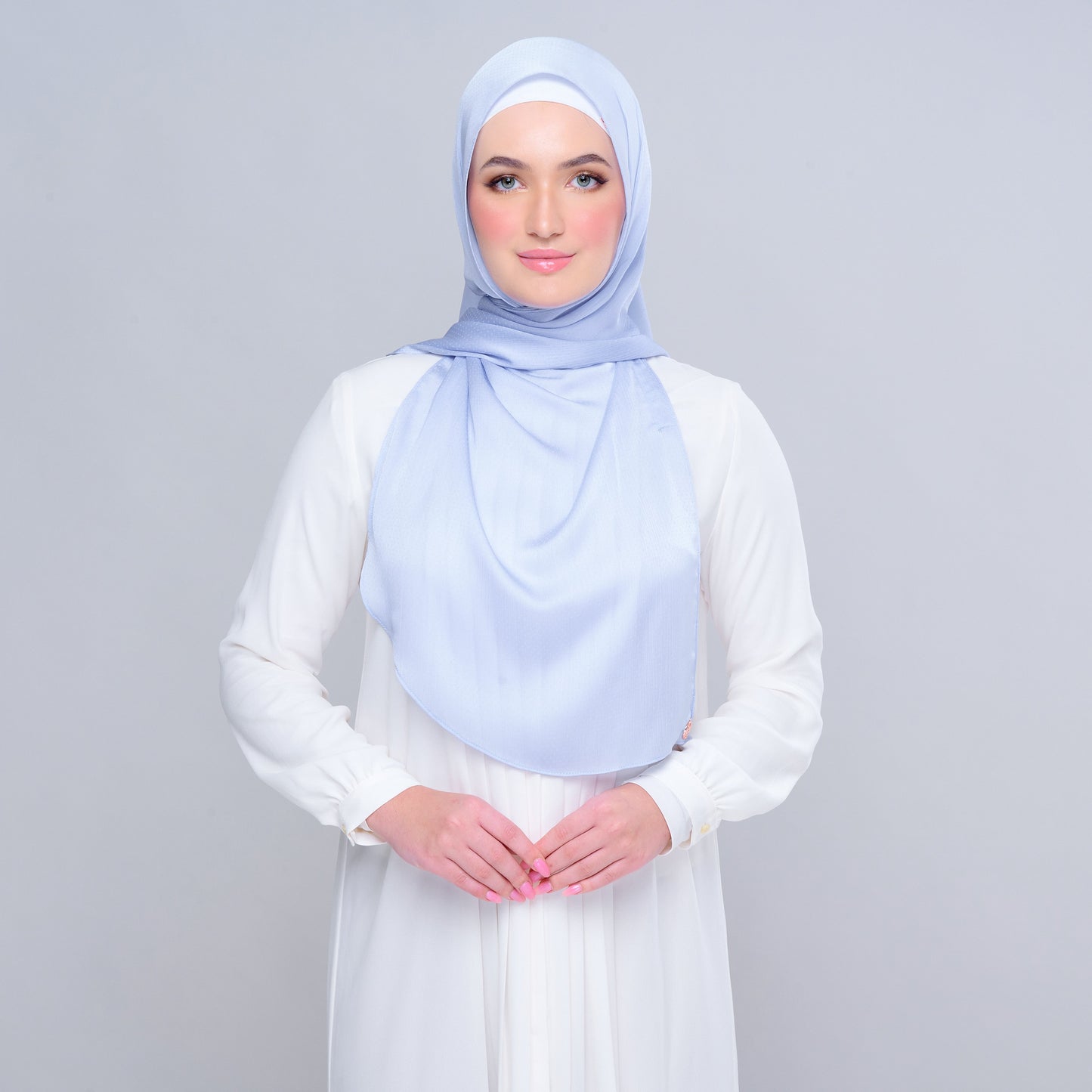 'New' Instant Tag & Go | Textured Satin in Powder Blue