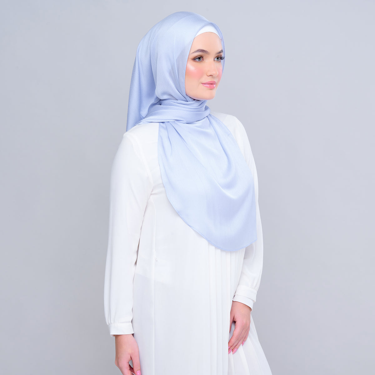 Instant Tag n' Go Butterfly | Textured Satin in Powder Blue