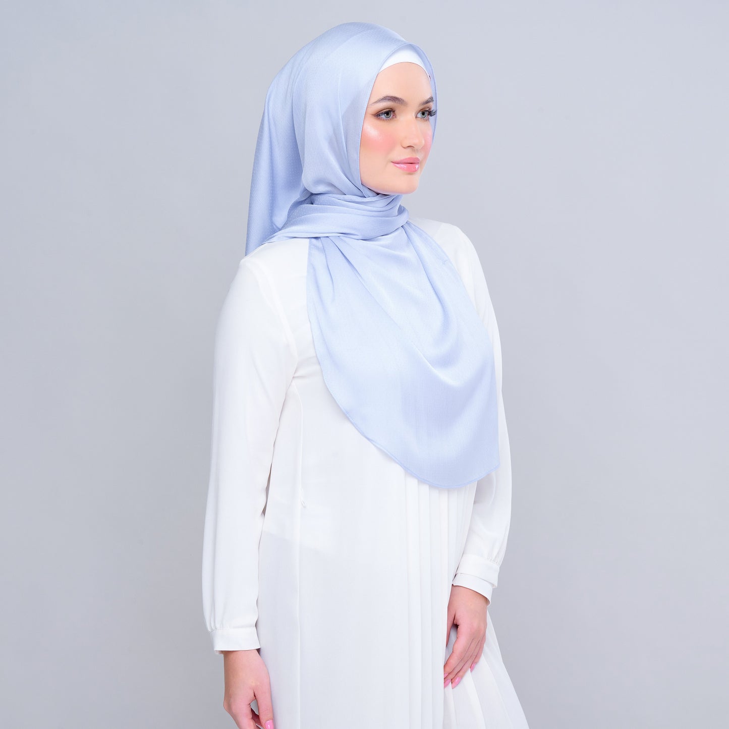 'New' Instant Tag & Go | Textured Satin in Powder Blue