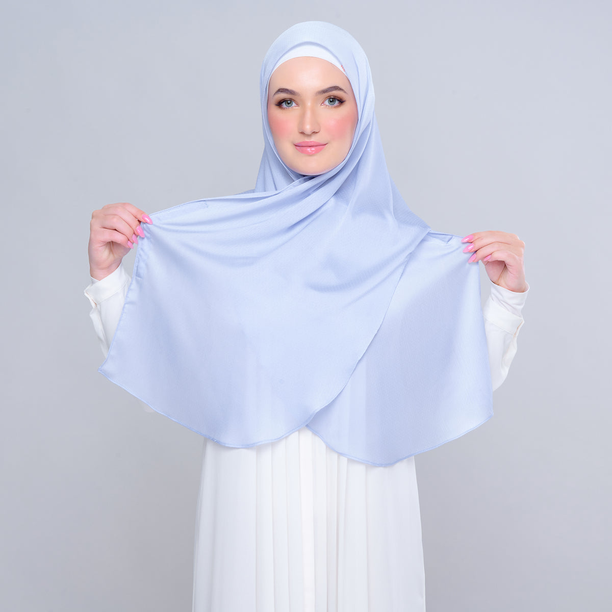 Instant Tag n' Go Butterfly | Textured Satin in Powder Blue