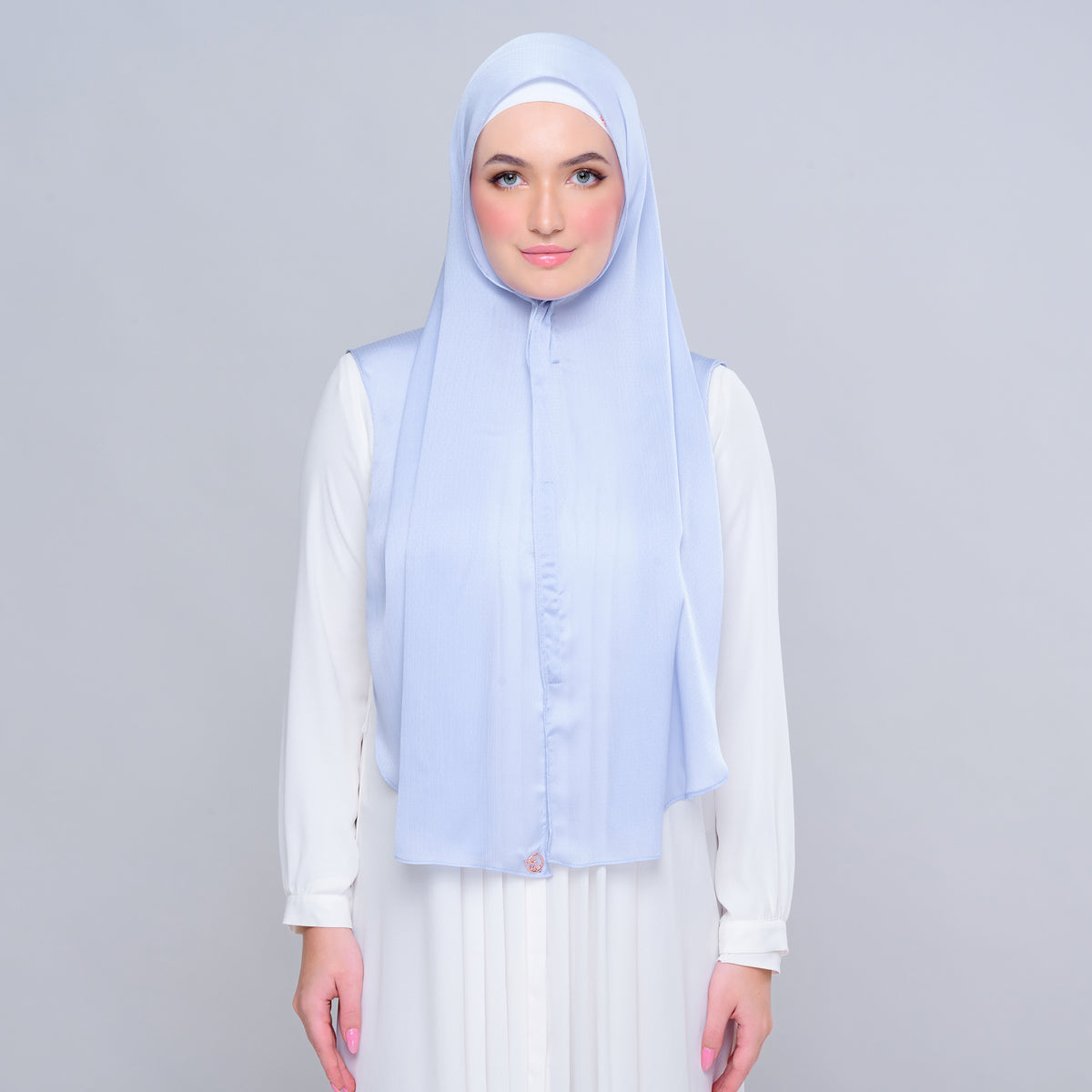 Instant Tag n' Go Butterfly | Textured Satin in Powder Blue
