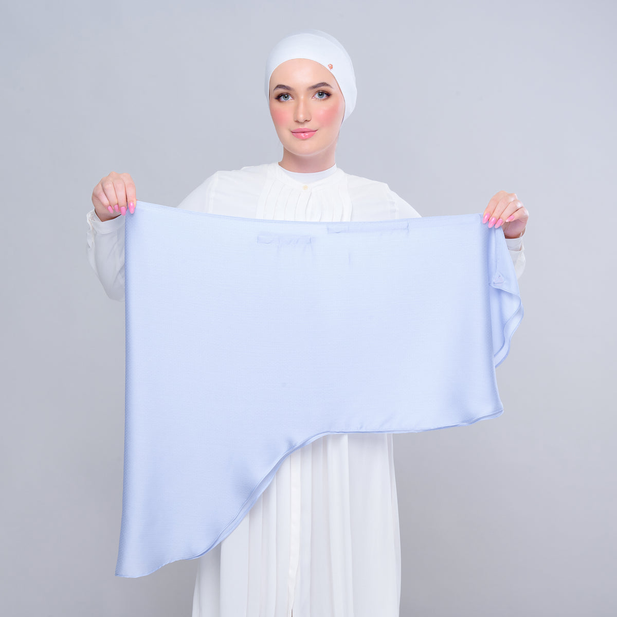 Instant Tag n' Go Butterfly | Textured Satin in Powder Blue
