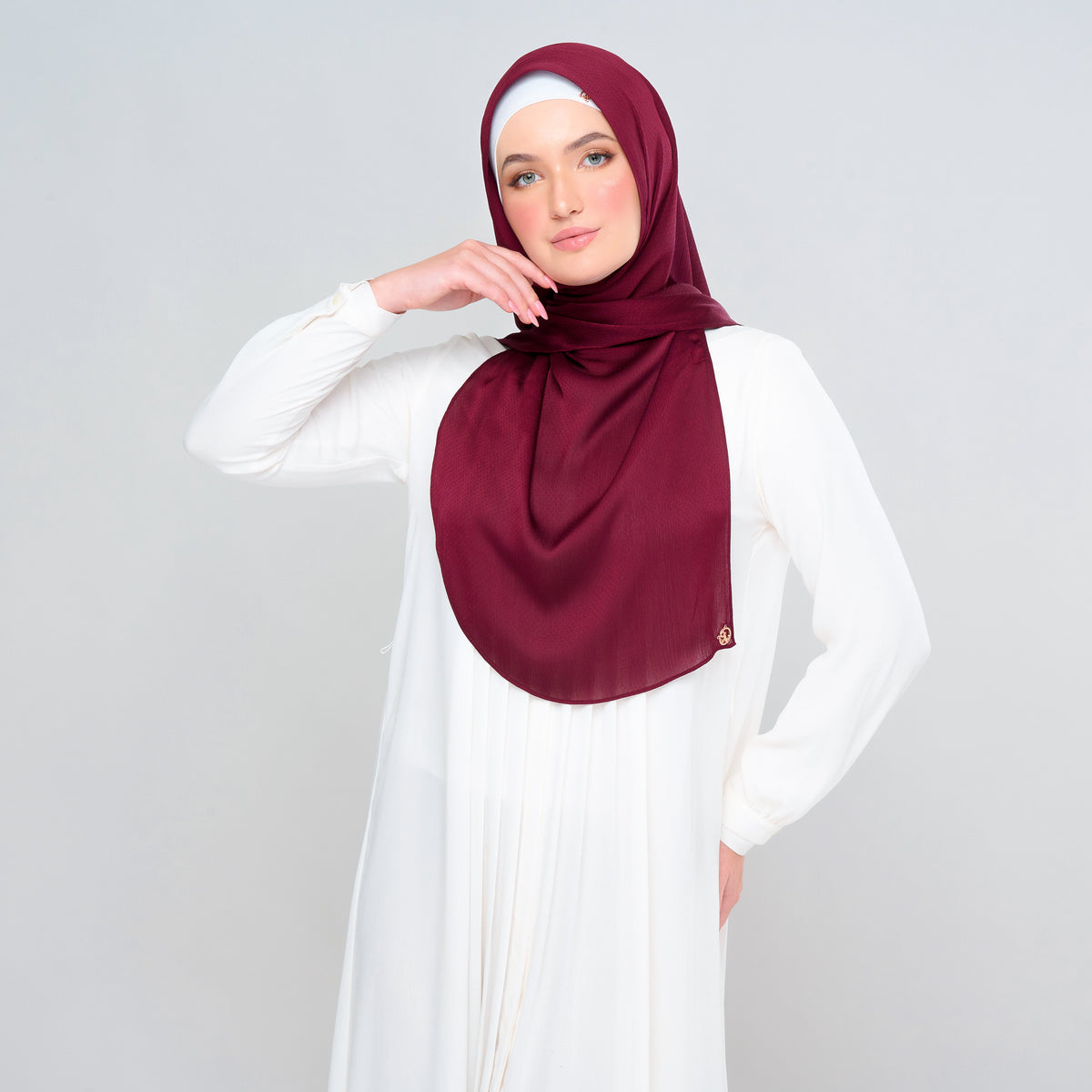 Instant Tag n' Go Butterfly | Textured Satin in Crimson