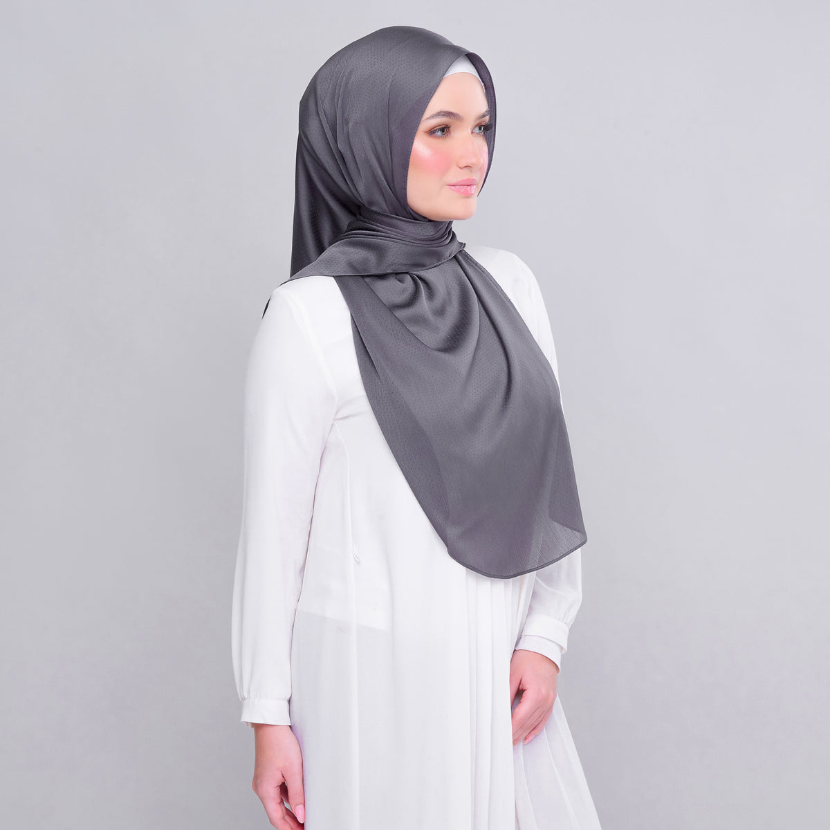 Instant Tag n' Go Butterfly | Textured Satin in Metro Grey