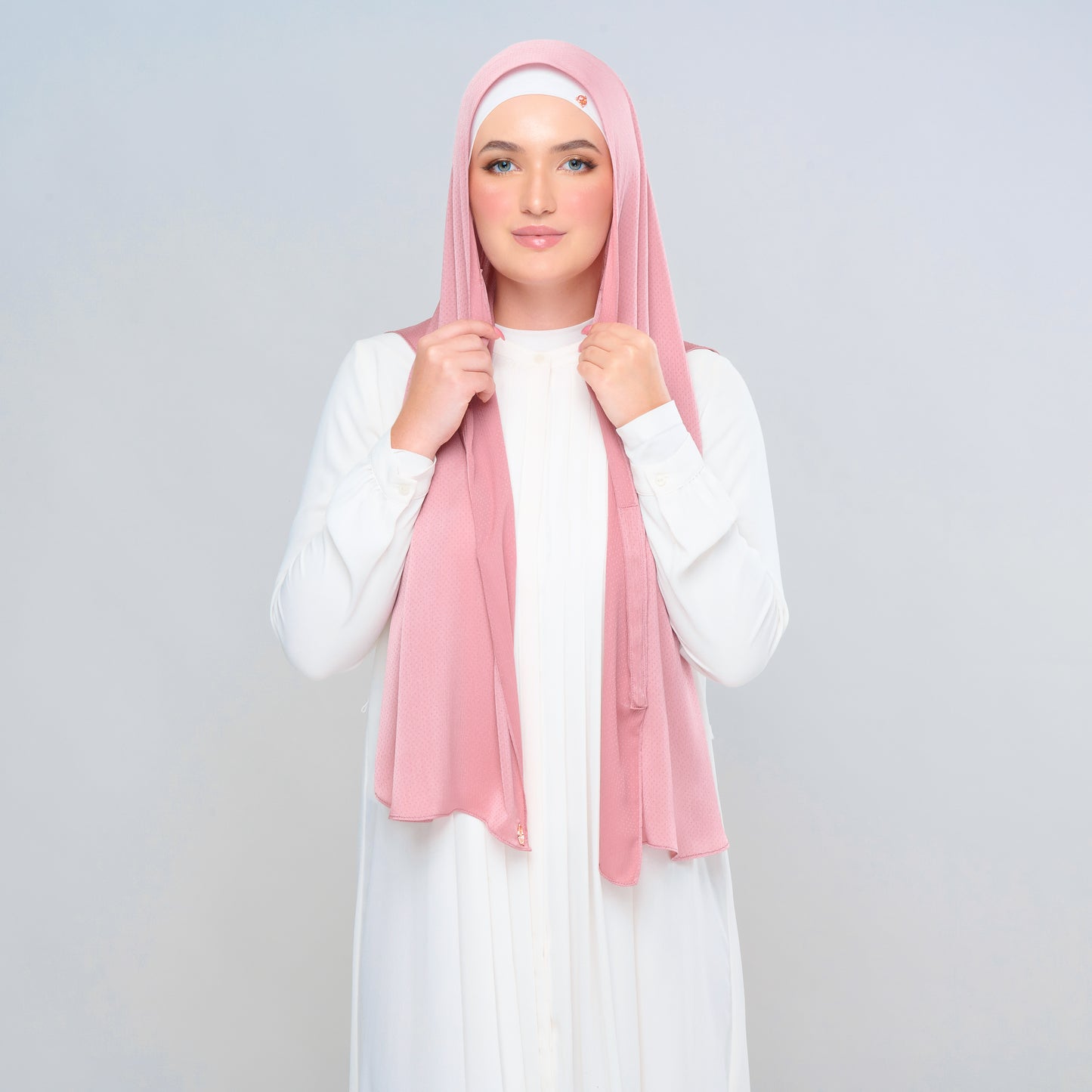 Instant Tag n' Go Butterfly | Textured Satin in Dusty Pink