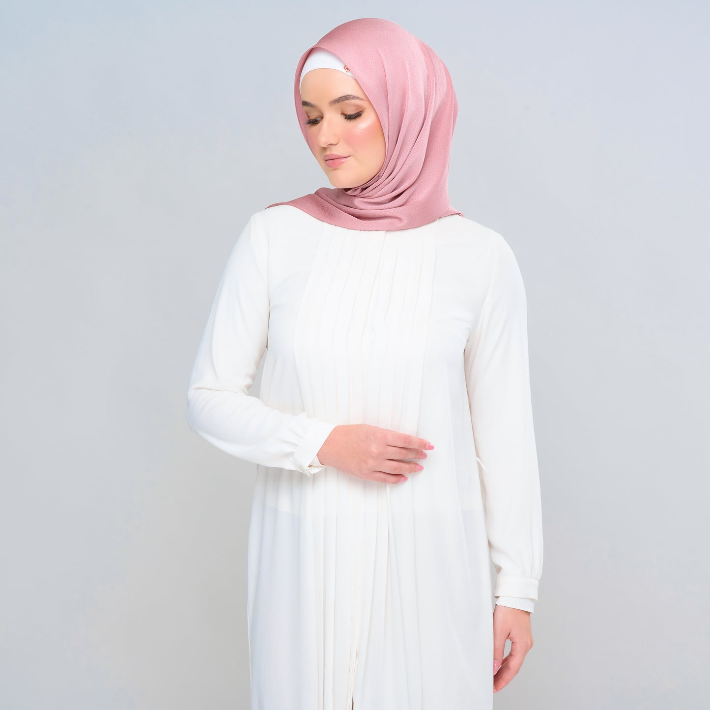Instant Tag n' Go Butterfly | Textured Satin in Dusty Pink