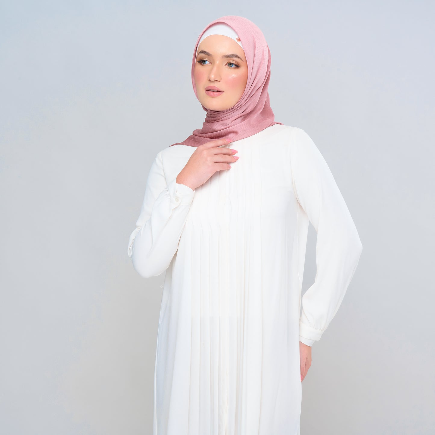 Instant Tag n' Go Butterfly | Textured Satin in Dusty Pink