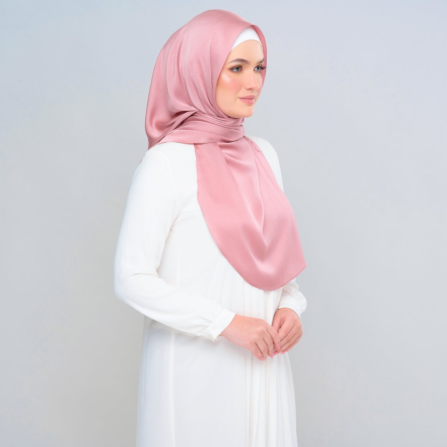 'New' Instant Tag & Go | Textured Satin in Dusty Pink