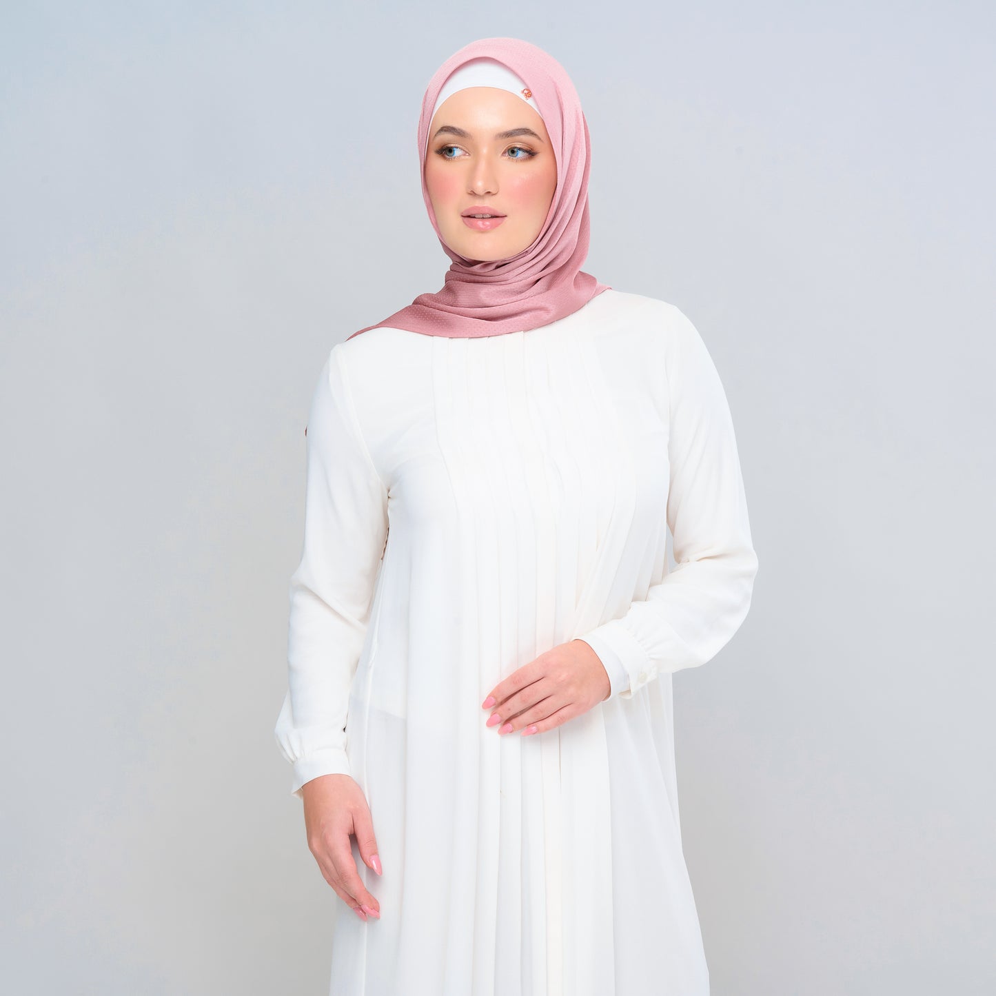 Instant Tag n' Go Butterfly | Textured Satin in Dusty Pink