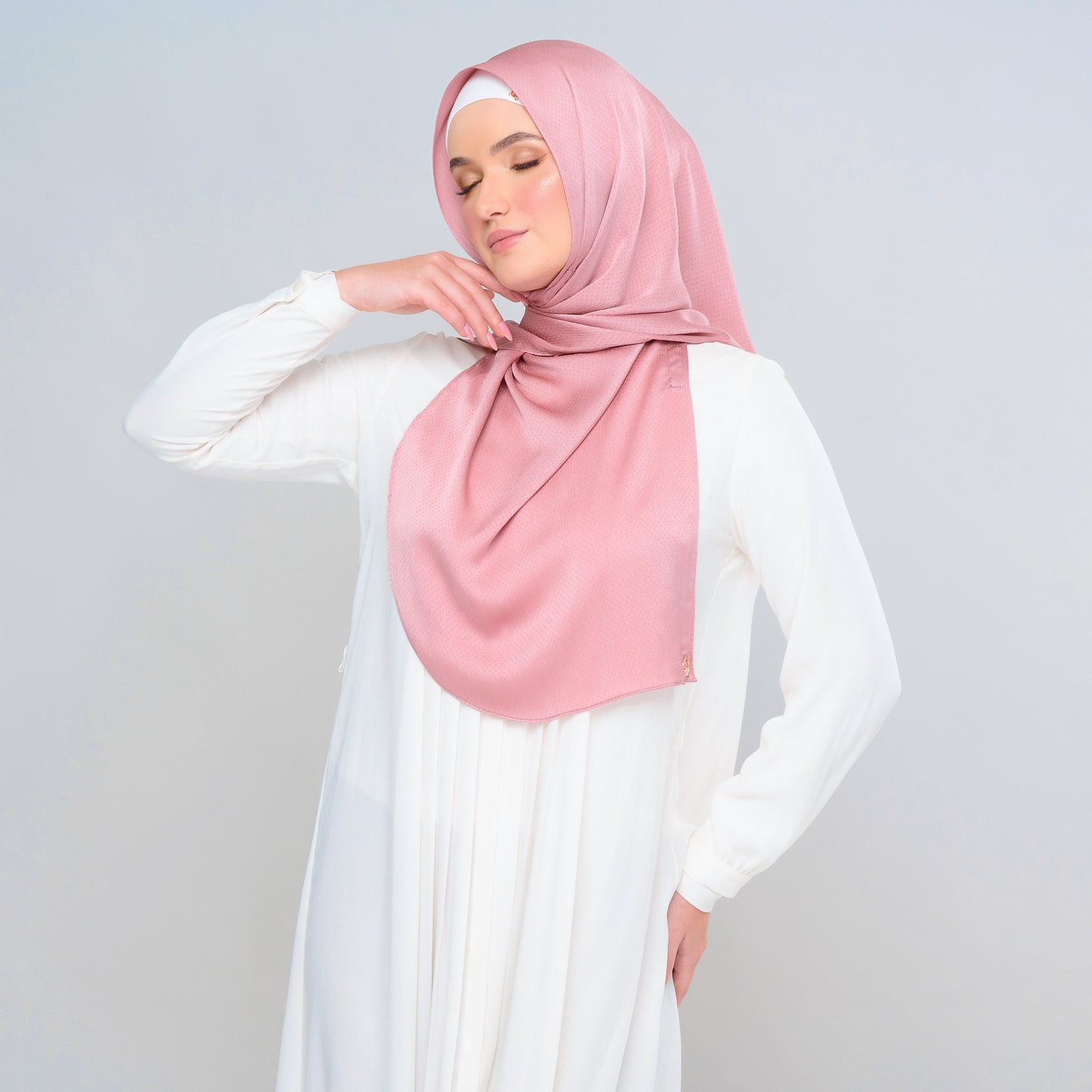 'New' Instant Tag & Go | Textured Satin in Dusty Pink