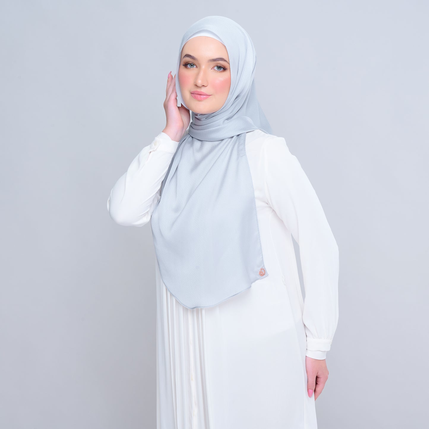 Instant Tag n' Go Butterfly | Textured Satin in Earl Grey