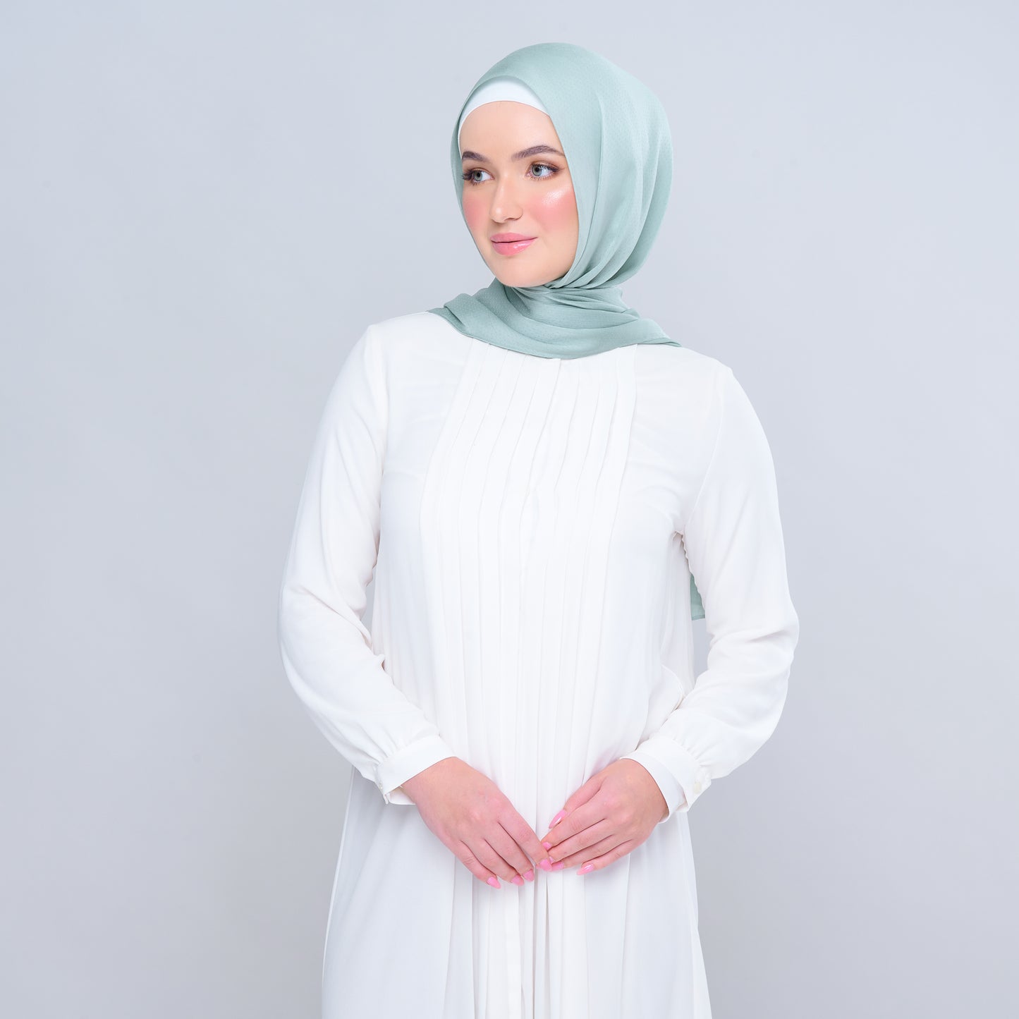 Instant Tag n' Go Butterfly | Textured Satin in Mint Green