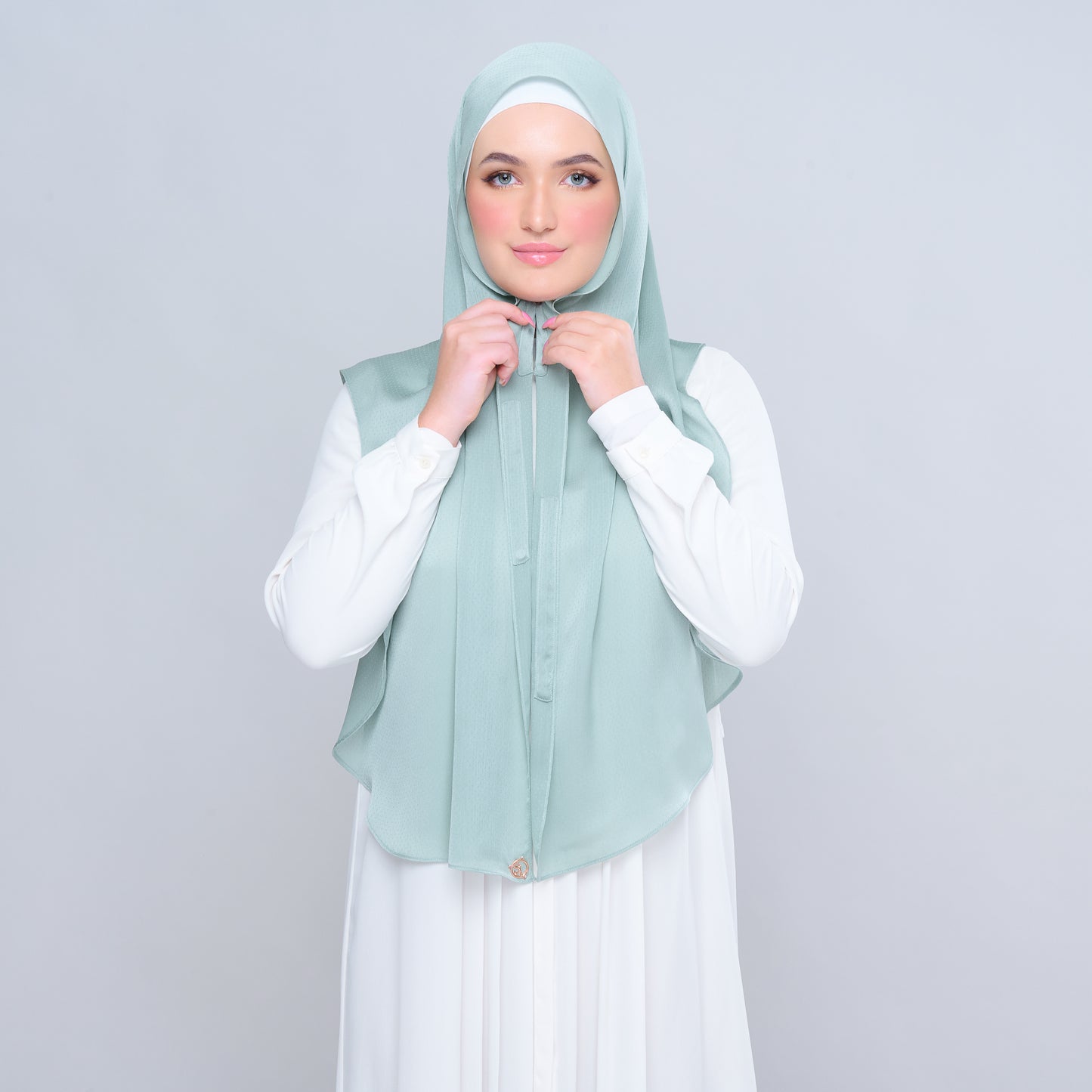 Instant Tag n' Go Butterfly | Textured Satin in Mint Green