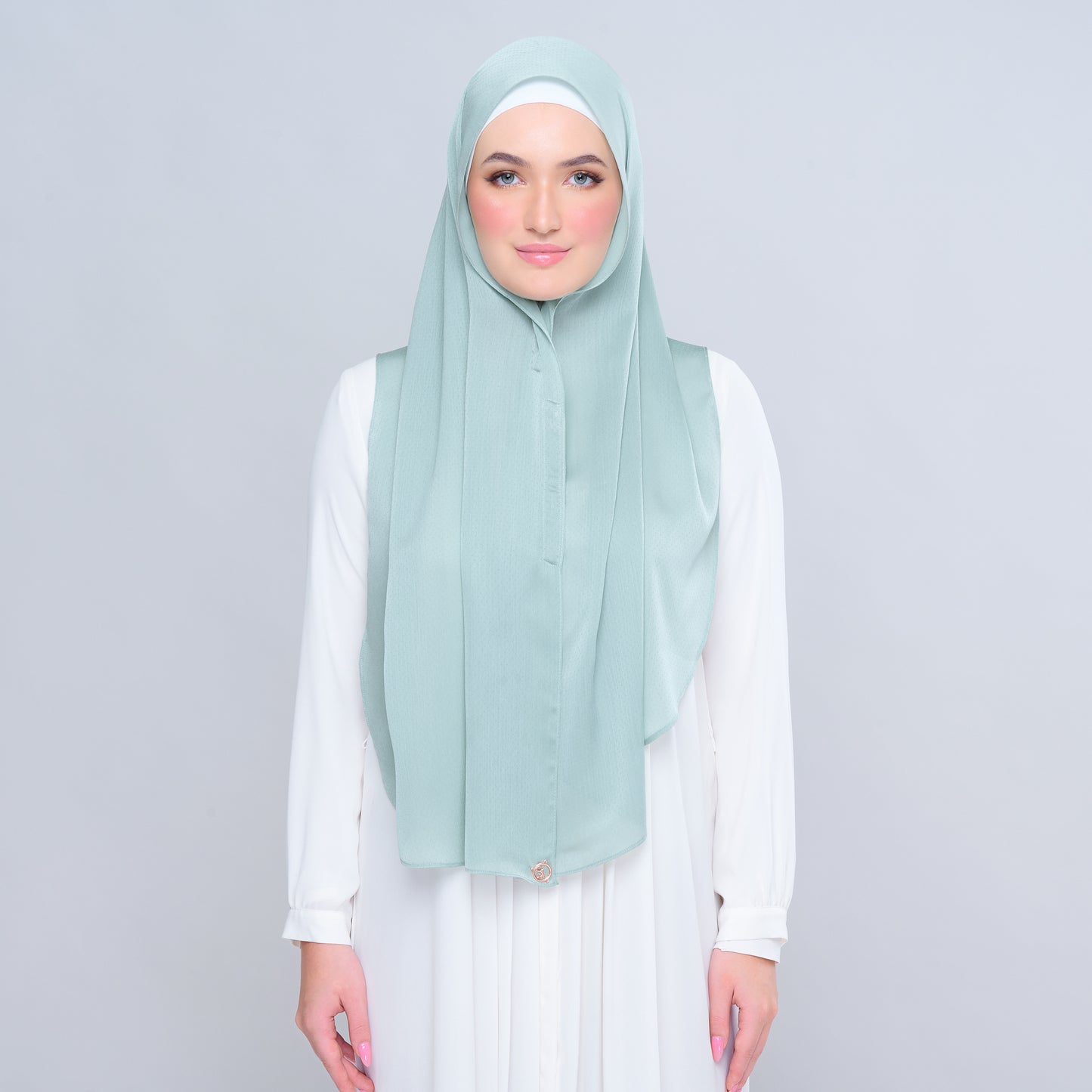 Instant Tag n' Go Butterfly | Textured Satin in Mint Green