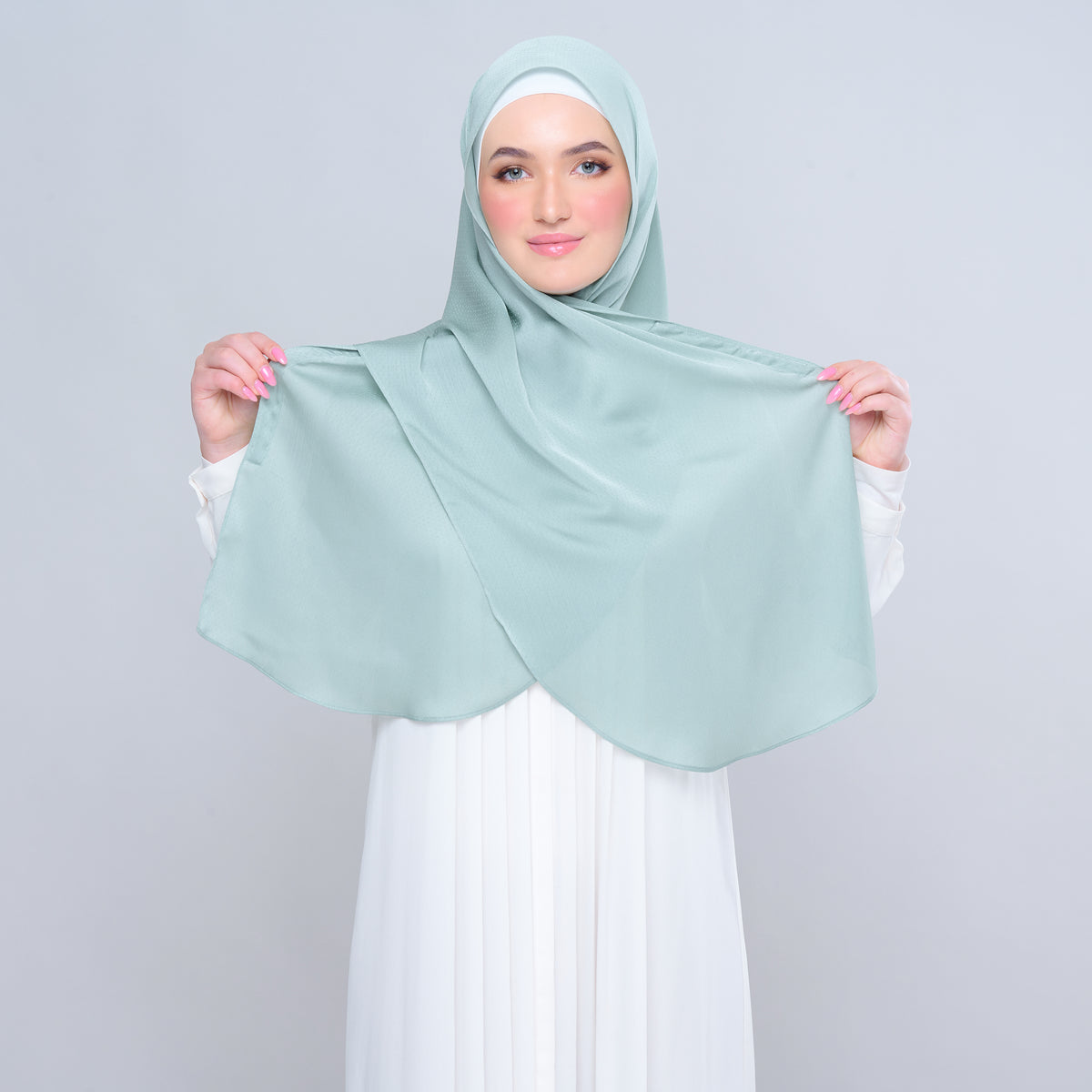 Instant Tag n' Go Butterfly | Textured Satin in Mint Green