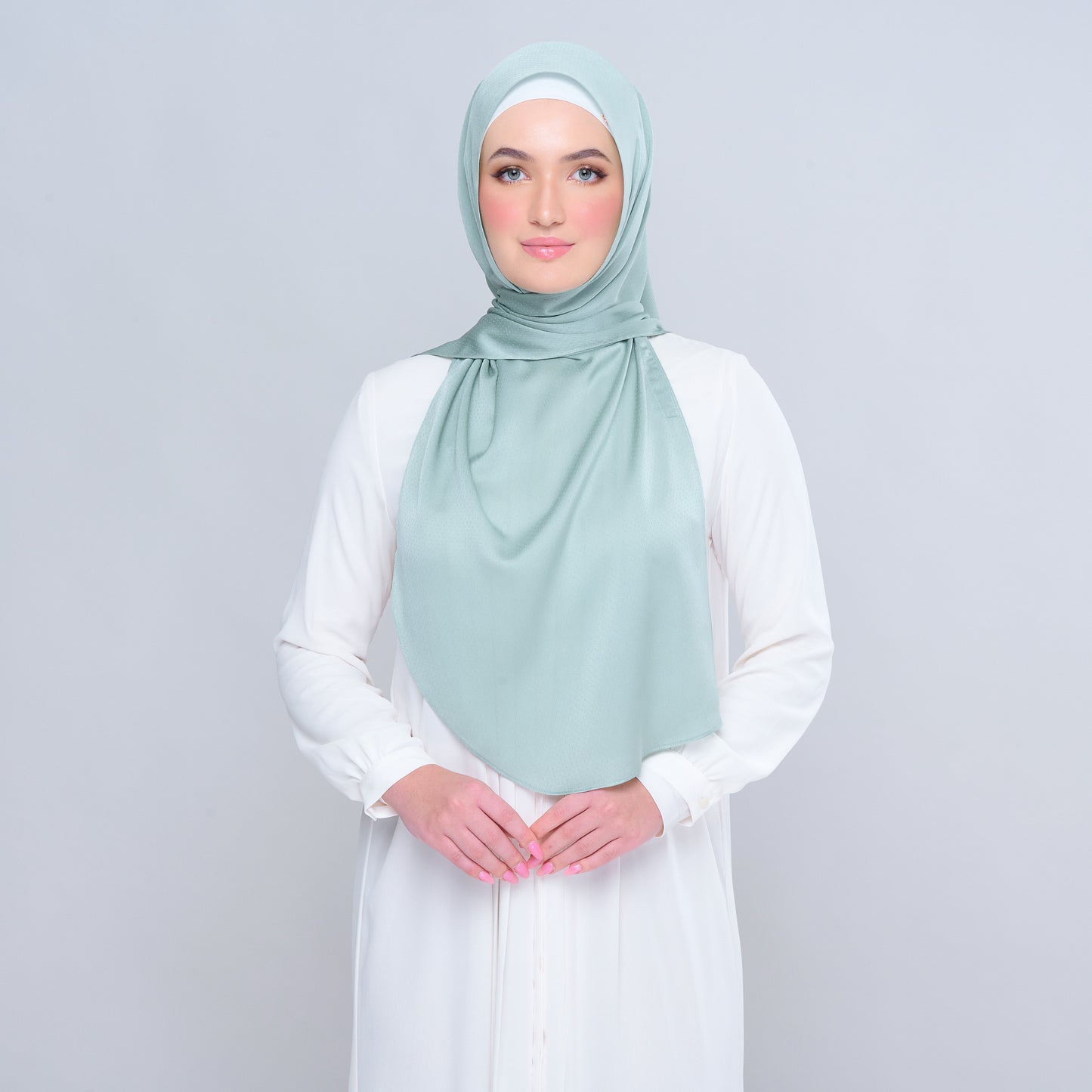 'New' Instant Tag & Go | Textured Satin in Mint Green