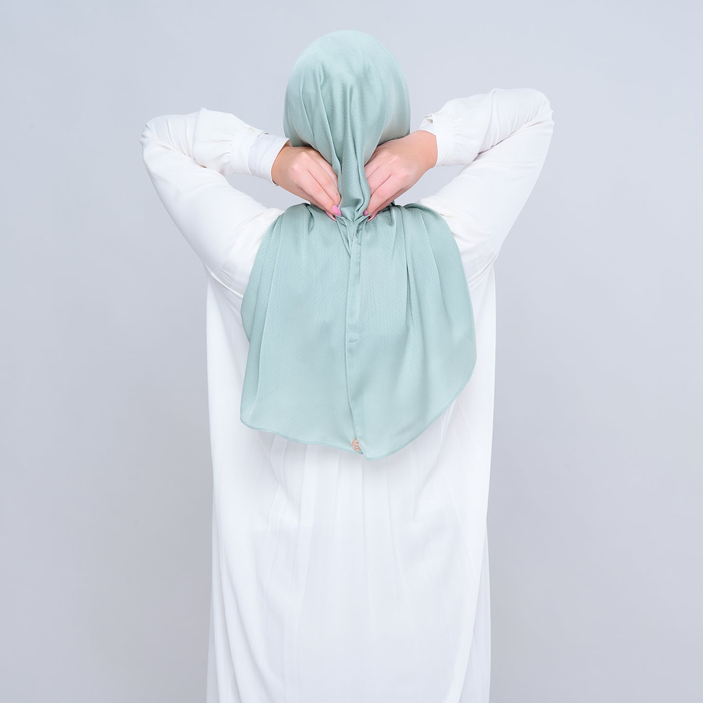 Instant Tag n' Go Butterfly | Textured Satin in Mint Green