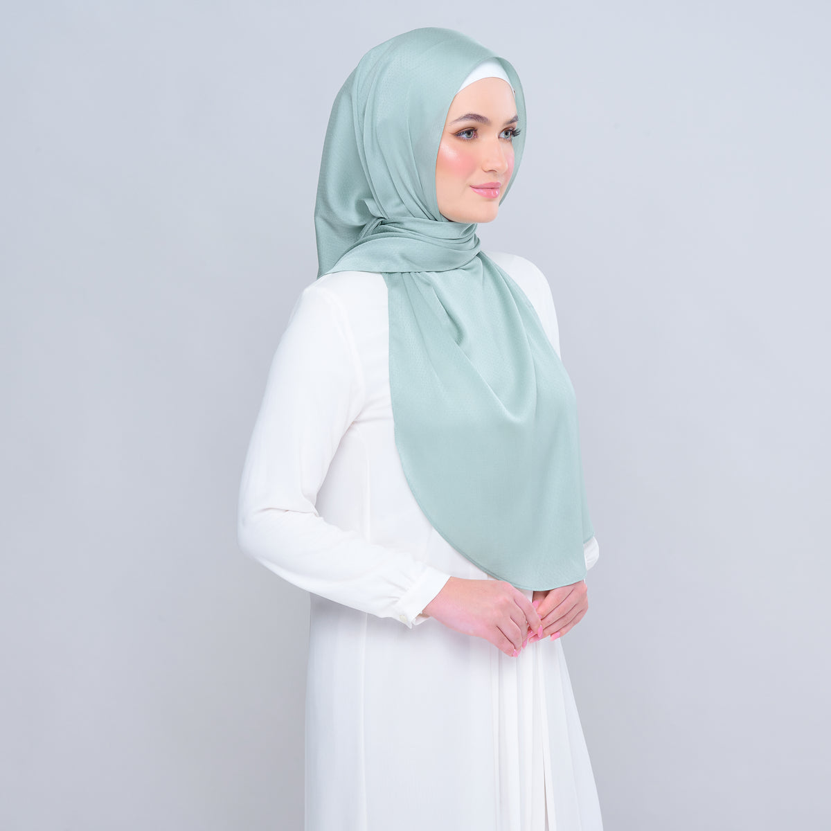 Instant Tag n' Go Butterfly | Textured Satin in Mint Green