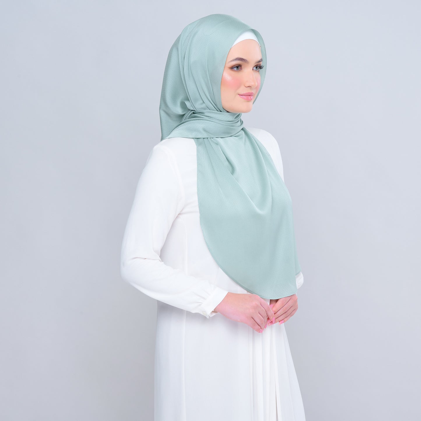 'New' Instant Tag & Go | Textured Satin in Mint Green