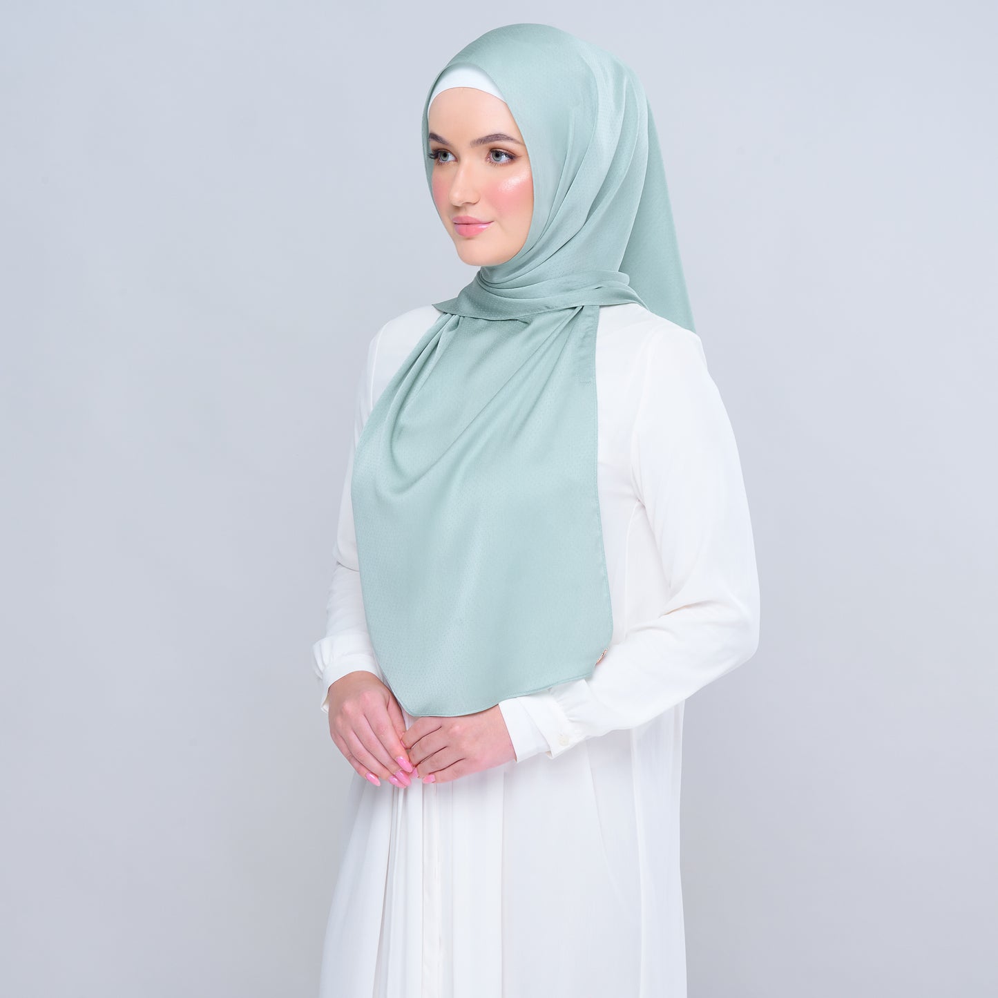 Instant Tag n' Go Butterfly | Textured Satin in Mint Green