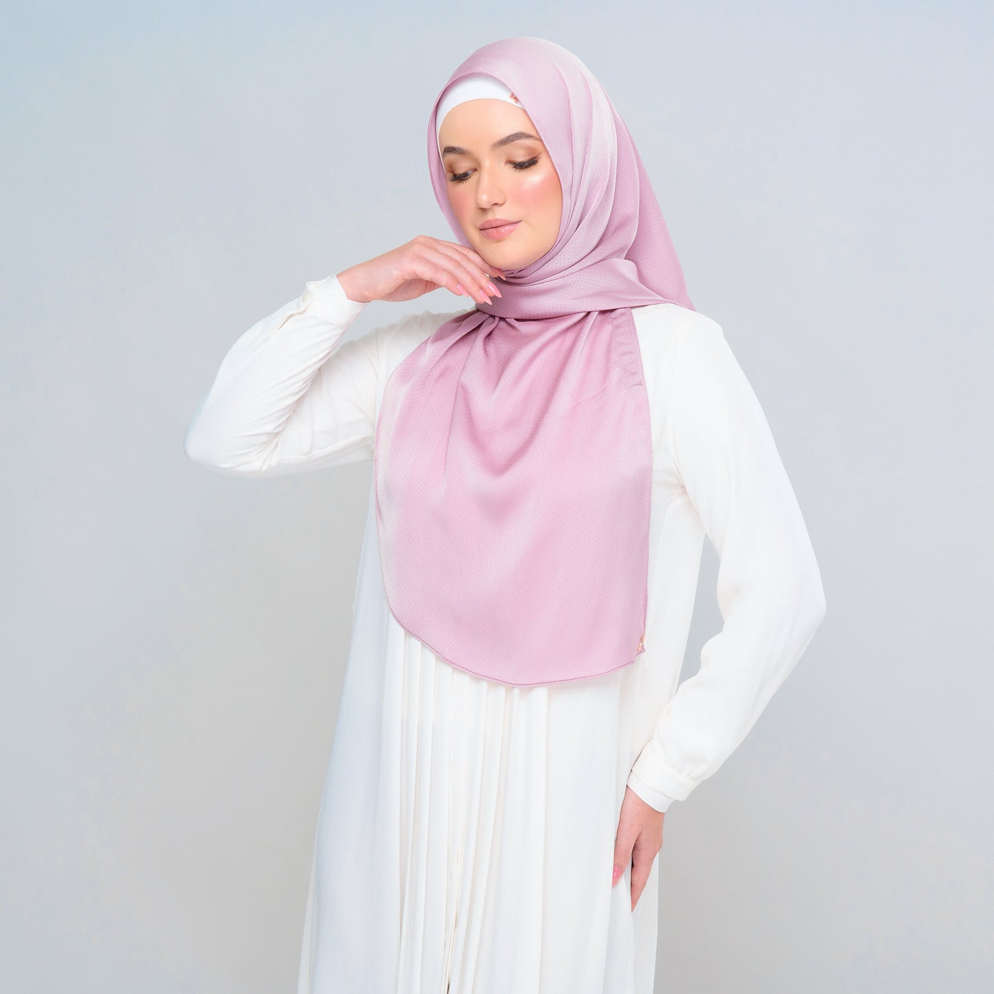 'New' Instant Tag & Go | Textured Satin in Misty Pink